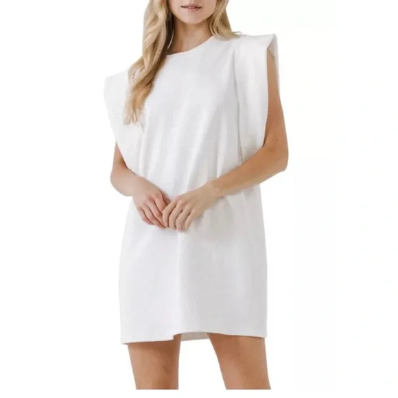 knee length dresses for ladies Ruffle Detail Mini Dress main image 0